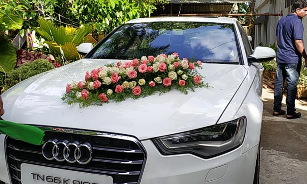 wedding car decoration